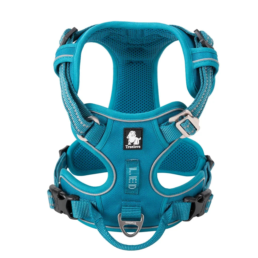 TRUE LOVE No Pull Nylon Reflective Dog Harness Adjustable
