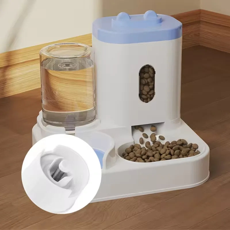2-in-1 Gravity Pet Feeder & Water Dispenser
