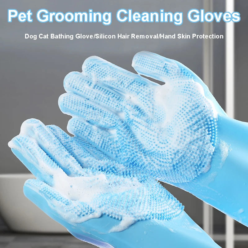 Silicone Pet Grooming & Bathing Glove