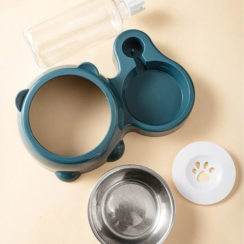 Gravity Pet Feeder & Water Dispenser