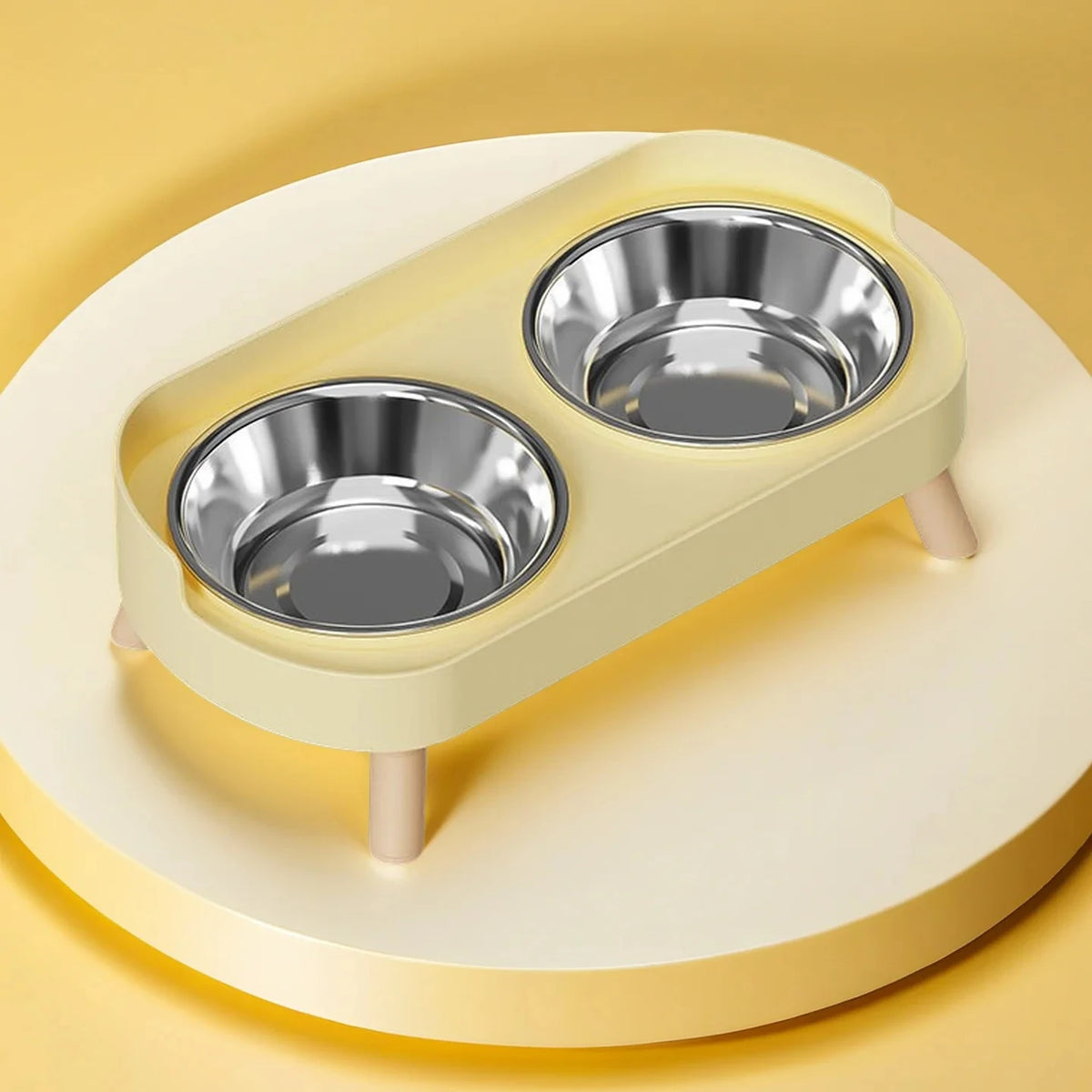 Adjustable Double Stainless Steel Pet Bowls