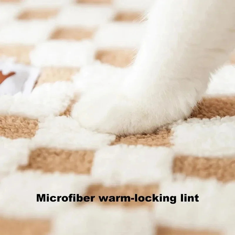 Plush Reindeer Cat Cave Bed