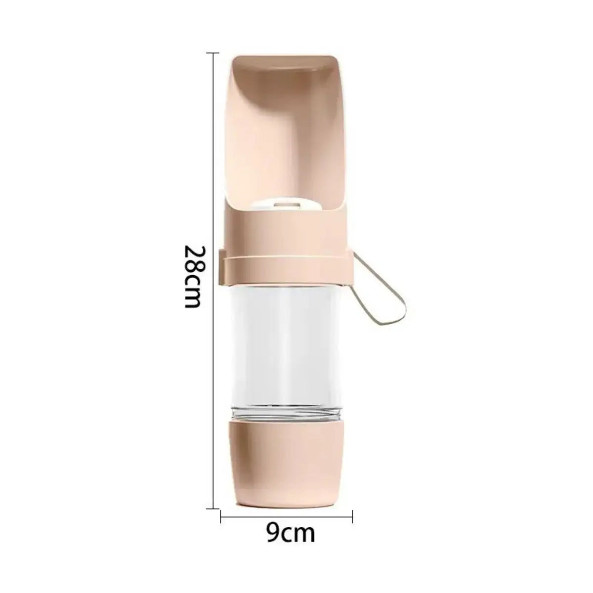 Portable Water Bottle with Storage Food and Water pet dog and cat