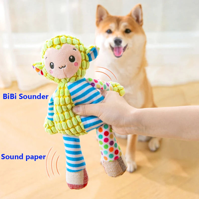 Plush Squeaky Dog Chew Toy