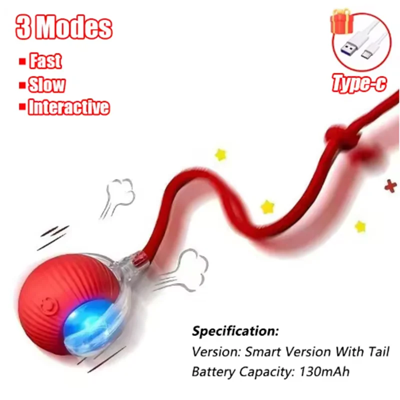 Automatic Rolling Cat Ball Toy