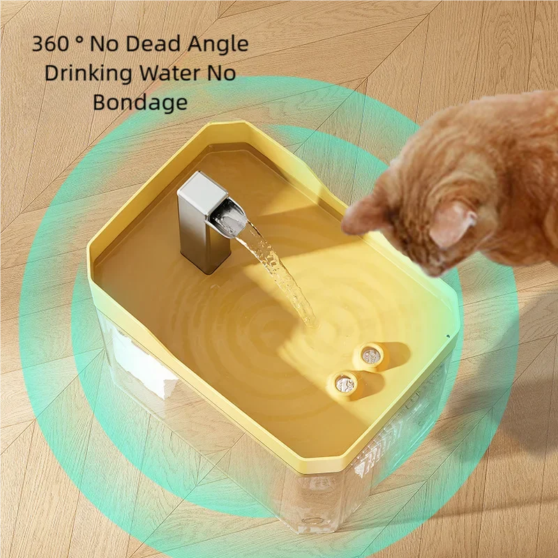 Transparent Automatic Pet Water Fountain