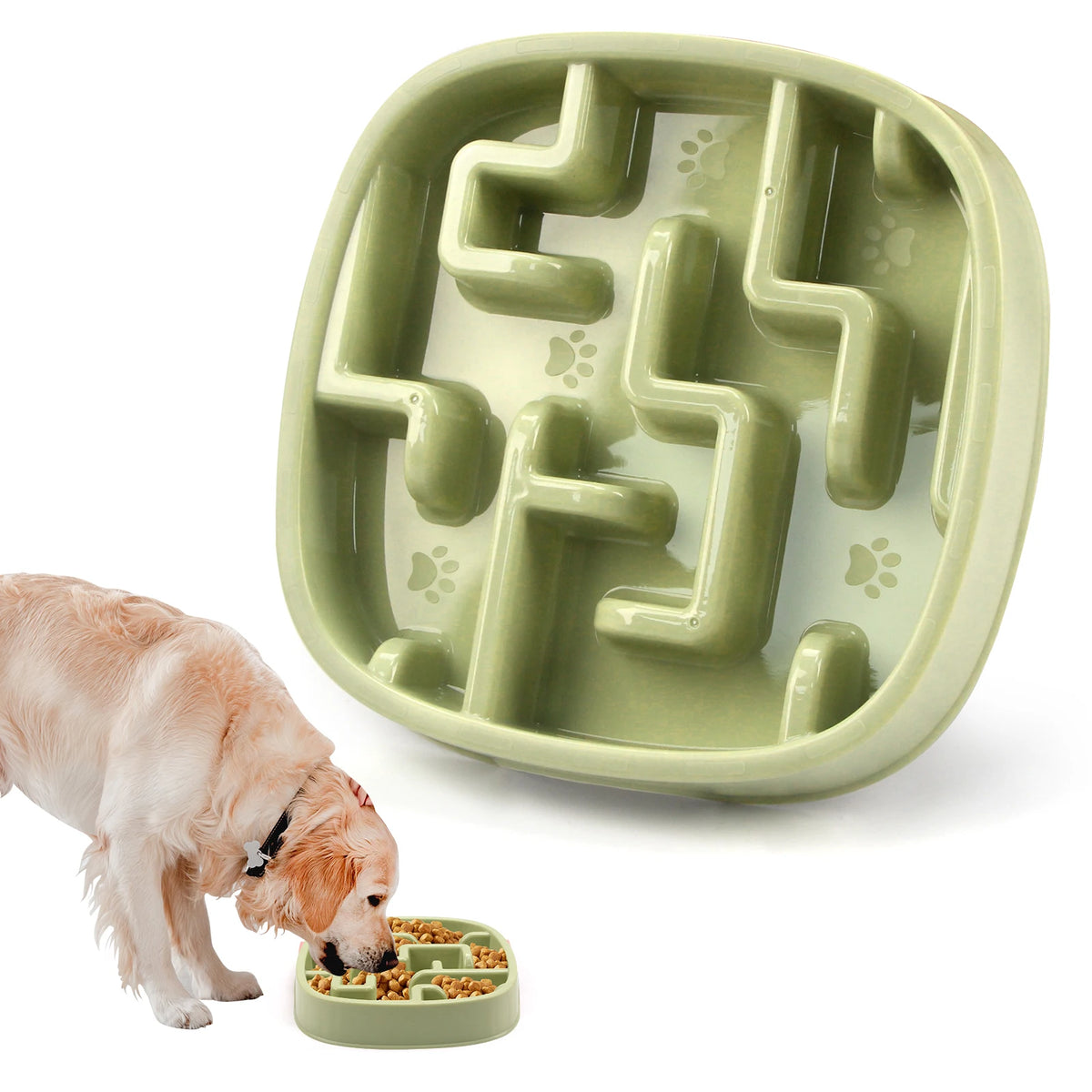 Non-Slip Slow Feeder Pet Bowl