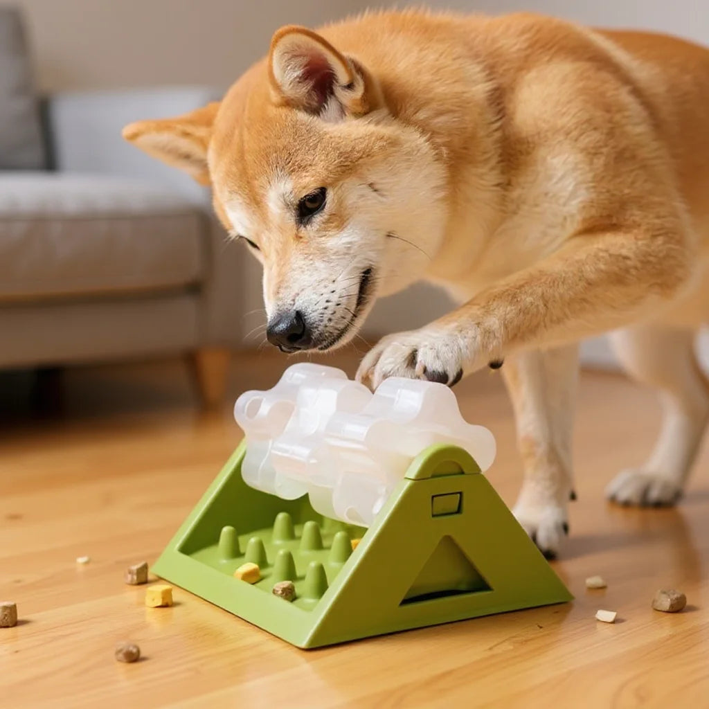 Interactive Dog Food Dispenser Puzzle Toy