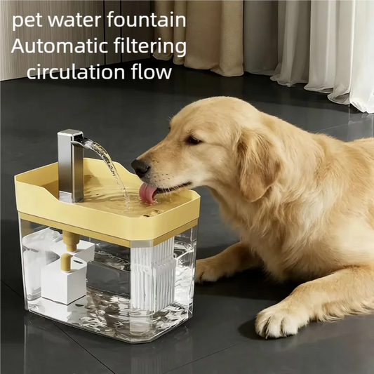 Transparent Automatic Pet Water Fountain
