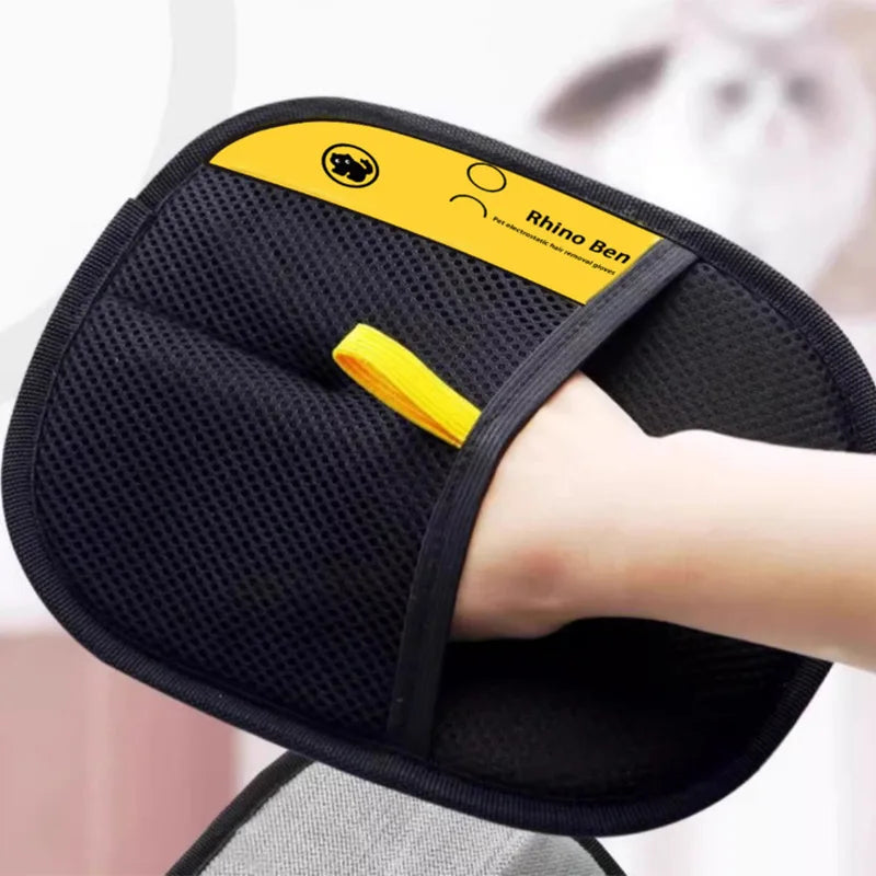 Pet Hair Cleaning and Collection Gloves
