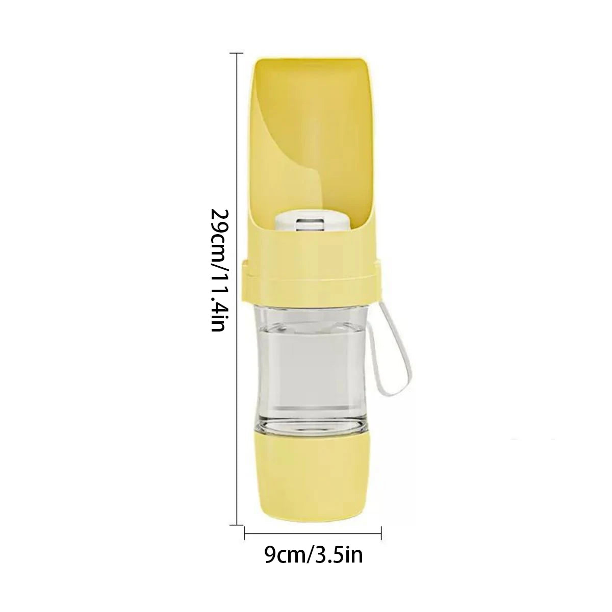 Portable Water Bottle with Storage Food and Water pet dog and cat