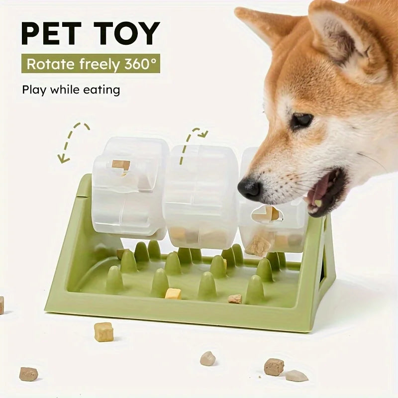 Interactive Dog Food Dispenser Puzzle Toy