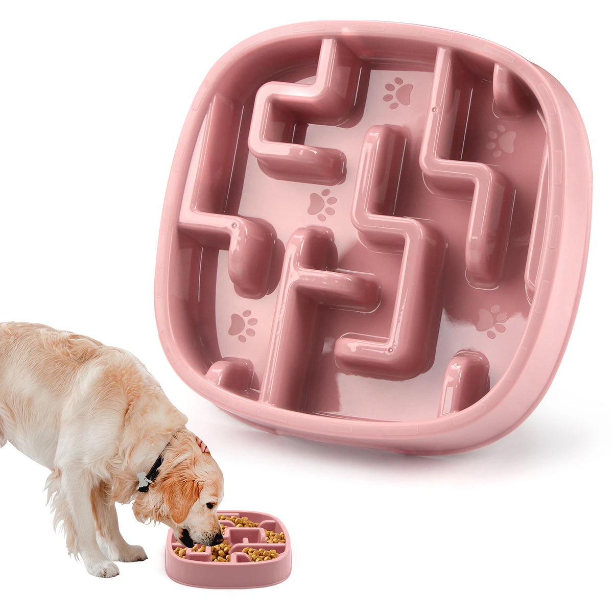 Non-Slip Slow Feeder Pet Bowl