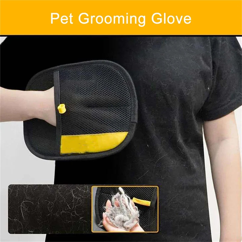 Pet Hair Cleaning and Collection Gloves