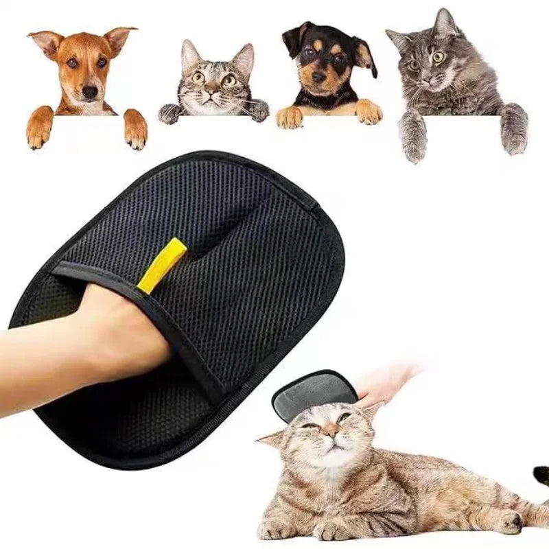 Pet Hair Cleaning and Collection Gloves