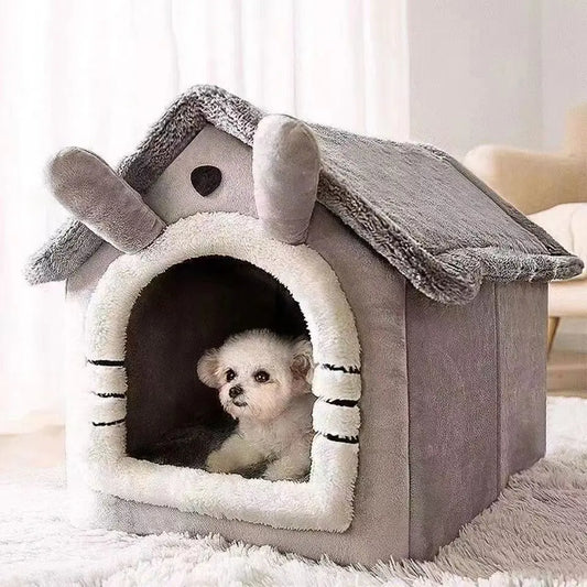 Cozy All-Season Pet Cave Bed