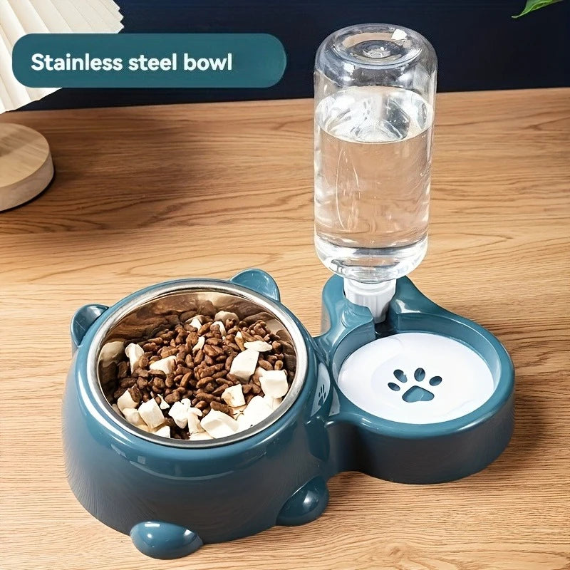 Gravity Pet Feeder & Water Dispenser