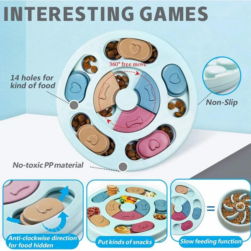 Dog Treat Puzzle Feeder