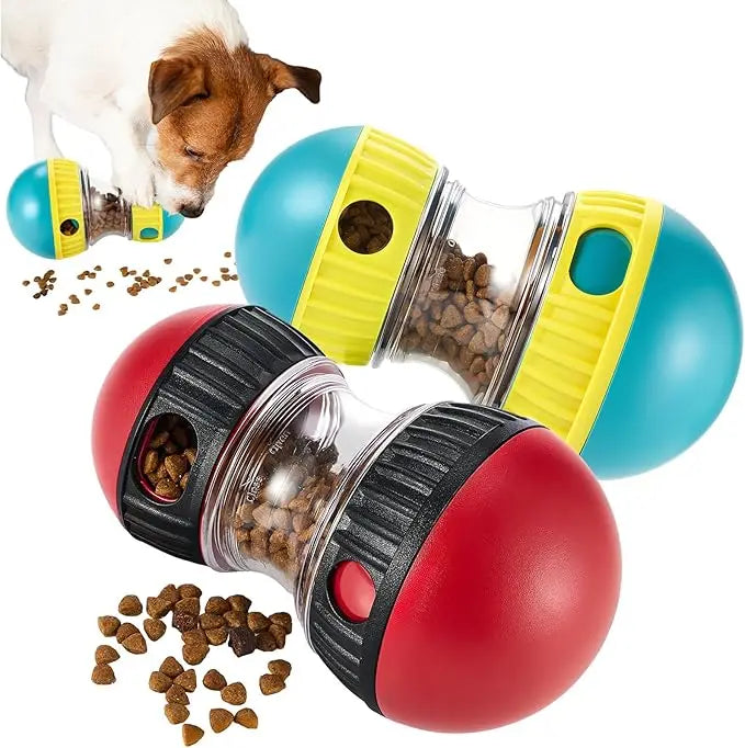Rolling Dog Puzzle Food Dispenser Toy