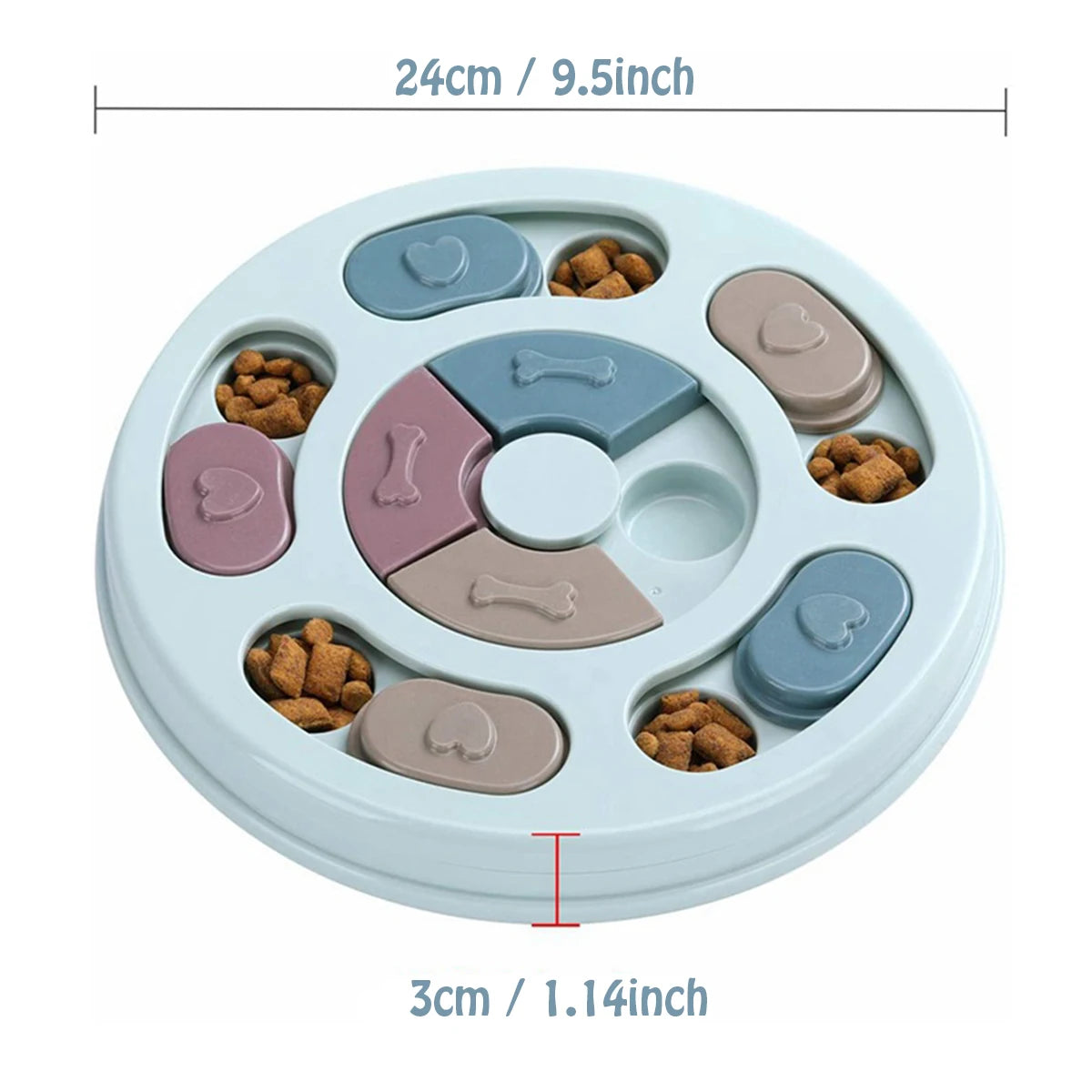 Dog Treat Puzzle Feeder