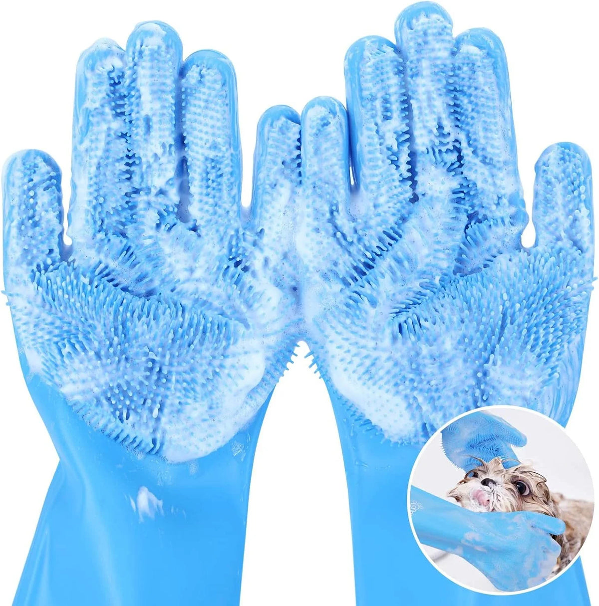 Silicone Pet Grooming & Bathing Glove