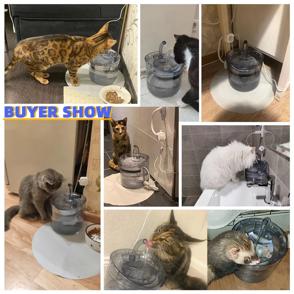 Automatic Pet Water Fountain with Filter