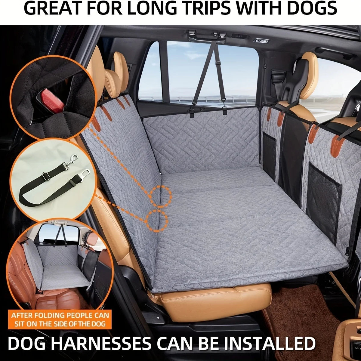 Waterdichte Autohoes voor Honden