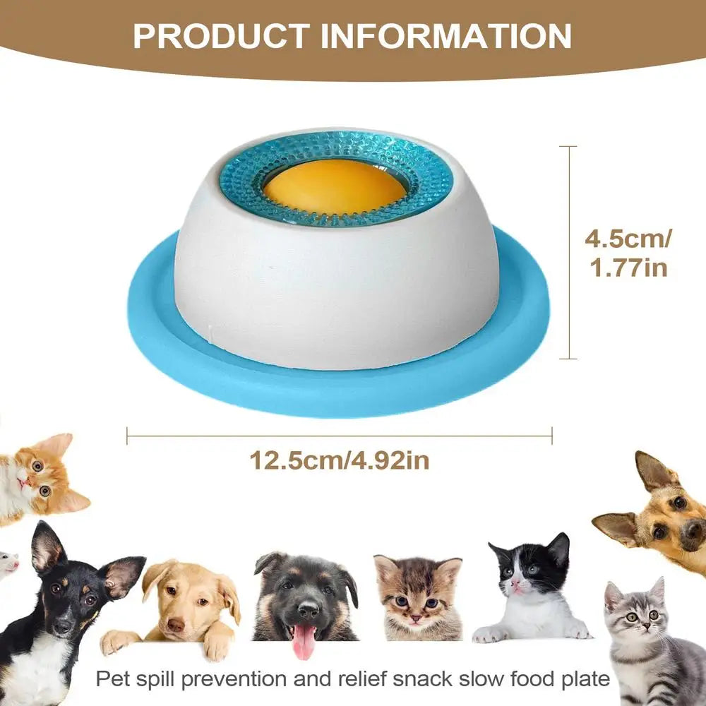 Interactive Pet Licking & Treat Puzzle Toy