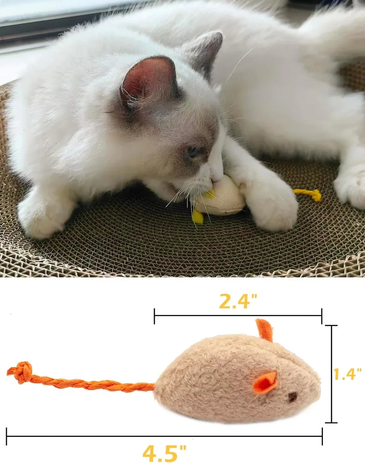 Catnip Mouse Toy Set