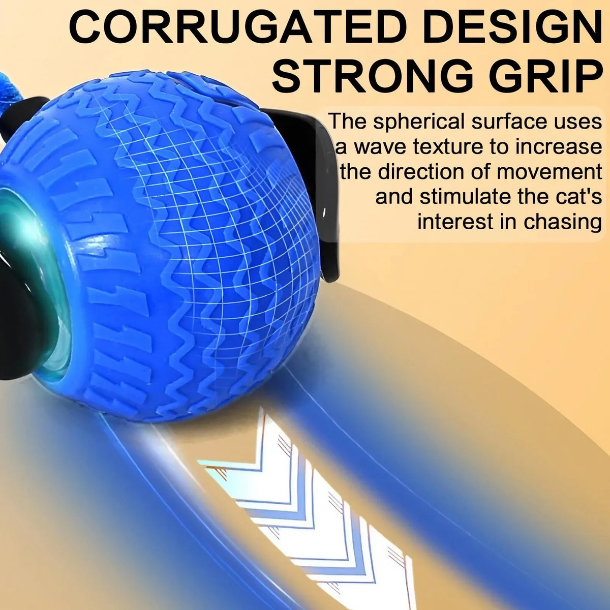 Interactive LED Cat Ball