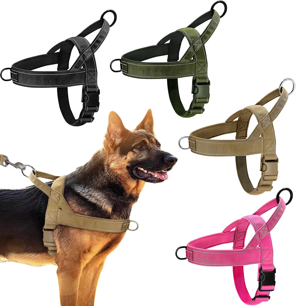Reflective Tactical No-Pull Dog Harness