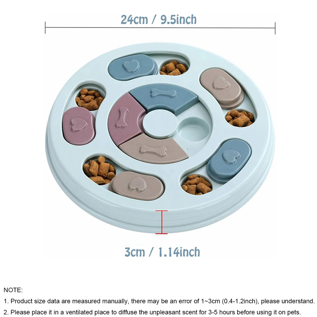 Dog Treat Puzzle Feeder