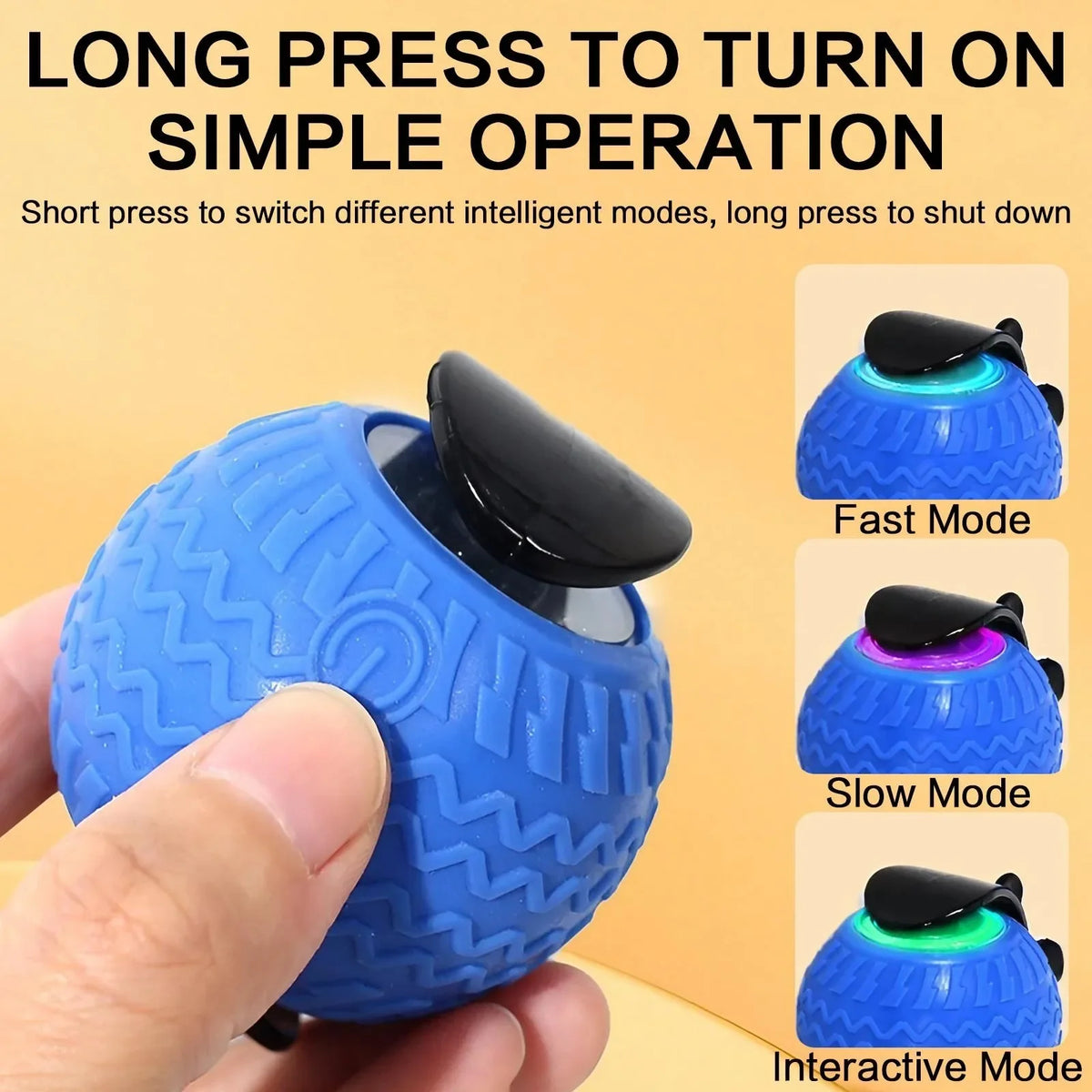 Interactive LED Cat Ball